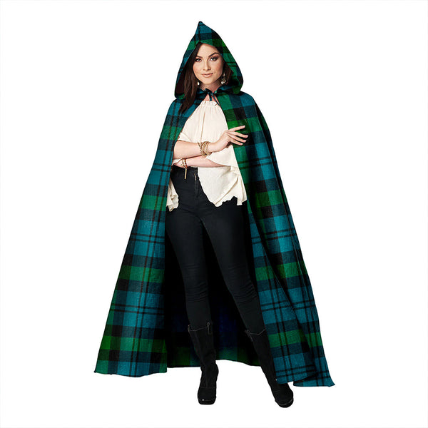 Campbell of Glenlyon Ancient 2 Clan Badge Tartan Hooded Cloak