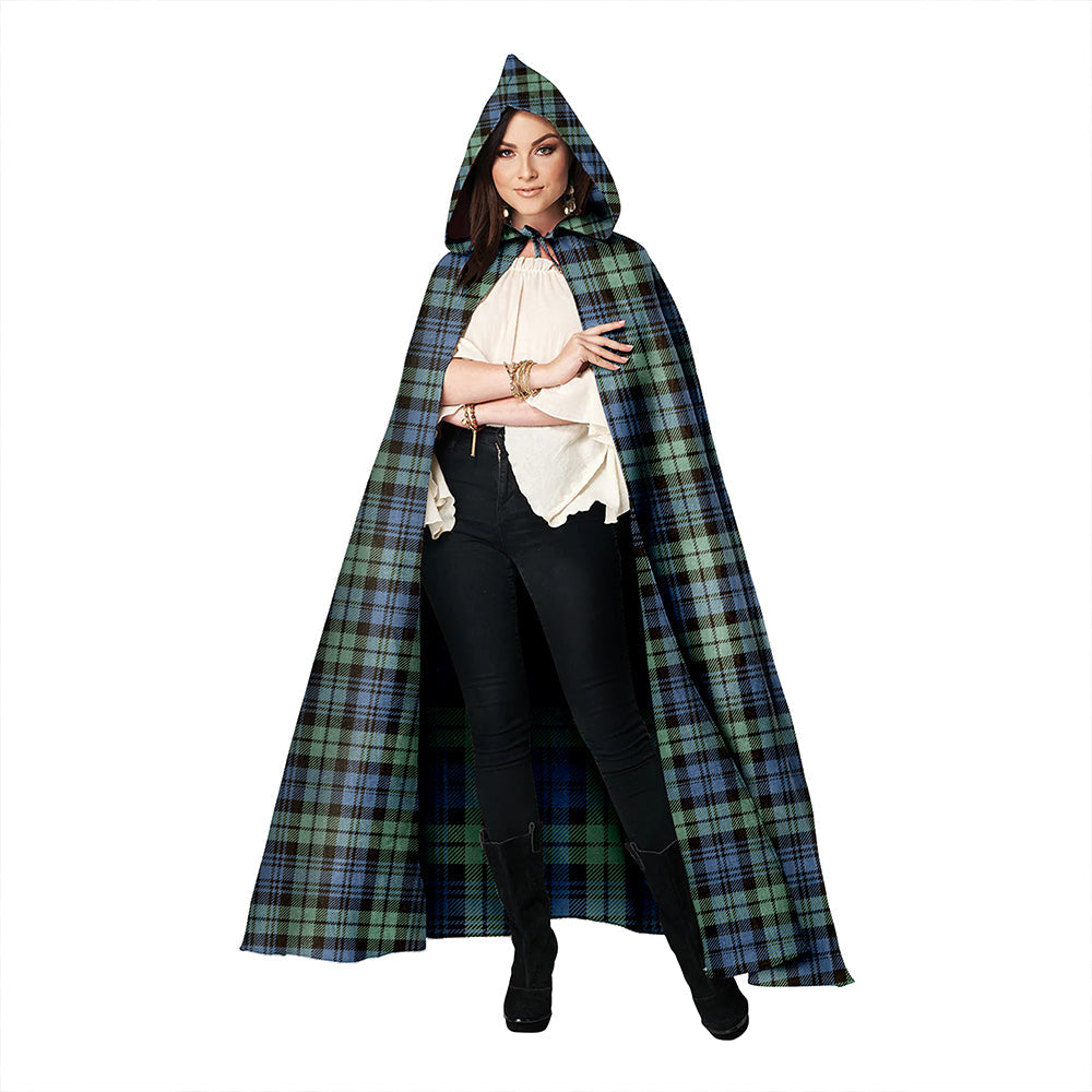 Campbell of Inveraray Ancient 2 Clan Badge Tartan Hooded Cloak