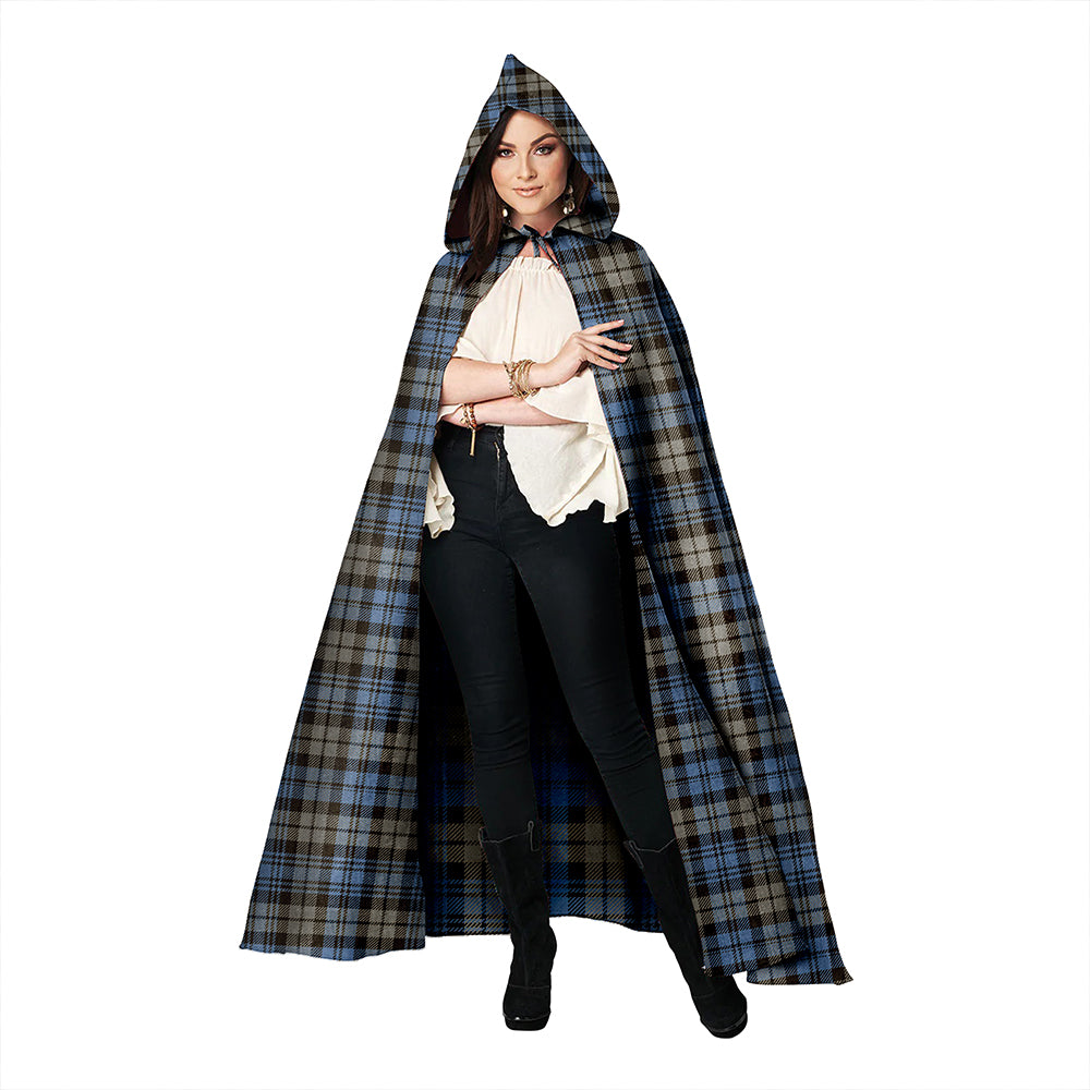 Campbell of Inveraray Weathered 2 Clan Badge Tartan Hooded Cloak