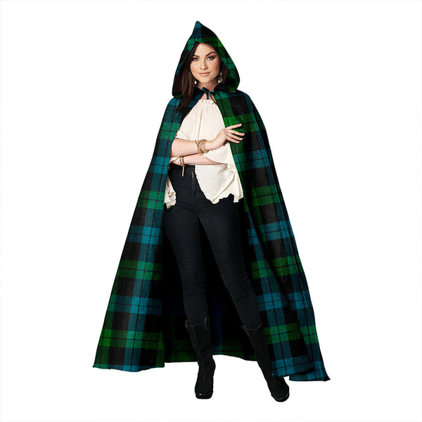 Campbell of Lochawe Ancient 2 Clan Badge Tartan Hooded Cloak