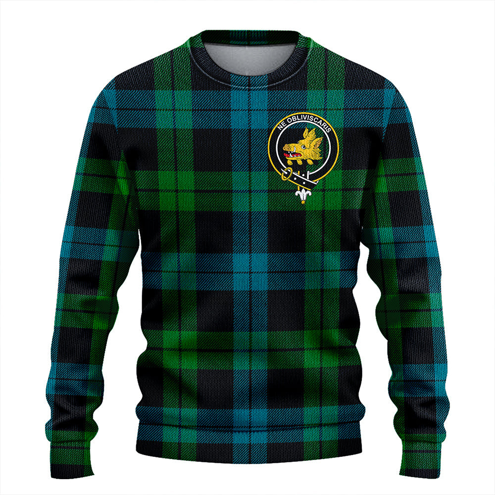 Campbell of Lochawe Ancient 2 Clan Badge Tartan Knitted Sweater