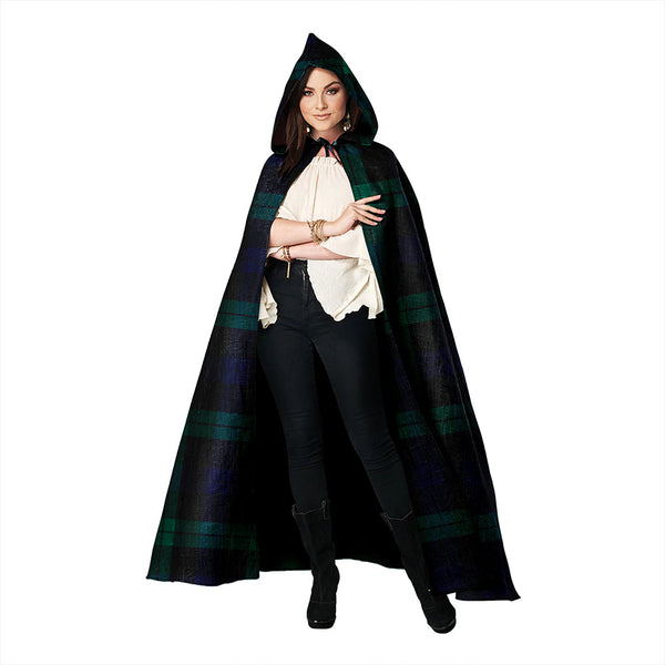 Campbell of Lochawe Modern 2 Clan Badge Tartan Hooded Cloak