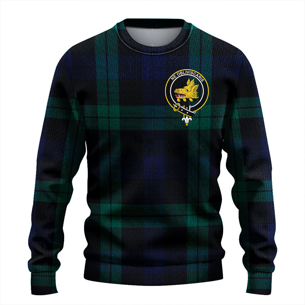 Campbell of Lochawe Modern 2 Clan Badge Tartan Knitted Sweater