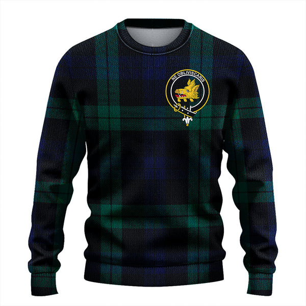 Campbell of Lochawe Modern 2 Clan Badge Tartan Knitted Sweater