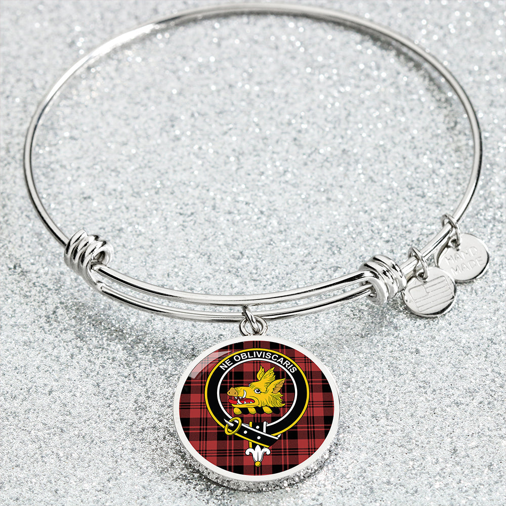 Campbell of Lochlane Ancient 2 Clan Badge Tartan Classic Circle Bangle