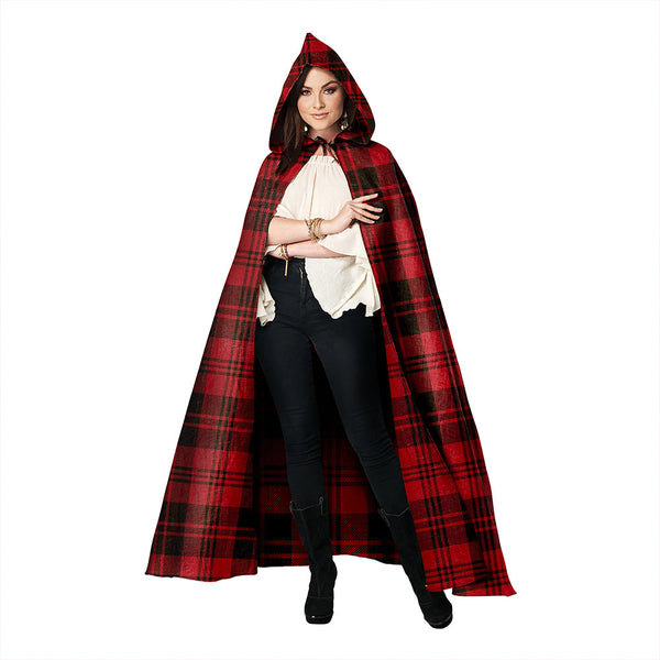 Campbell of Lochlane Weathered 2 Clan Badge Tartan Hooded Cloak