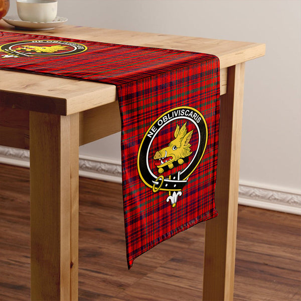 Campbell of Loudon Plaid Modern 2 Clan Badge Tartan Table Runner