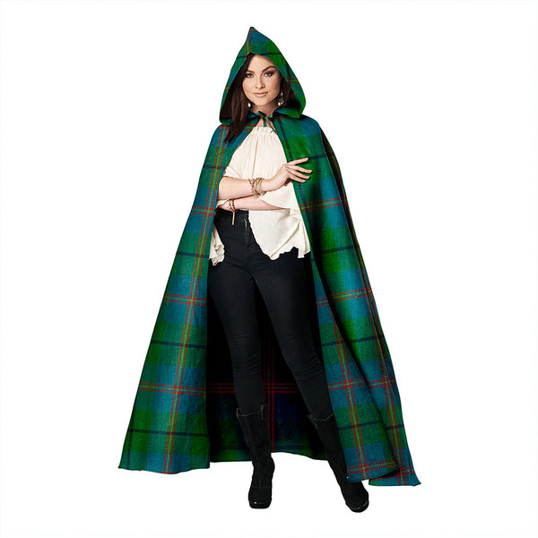 Carmichael Ancient Clan Badge Tartan Hooded Cloak