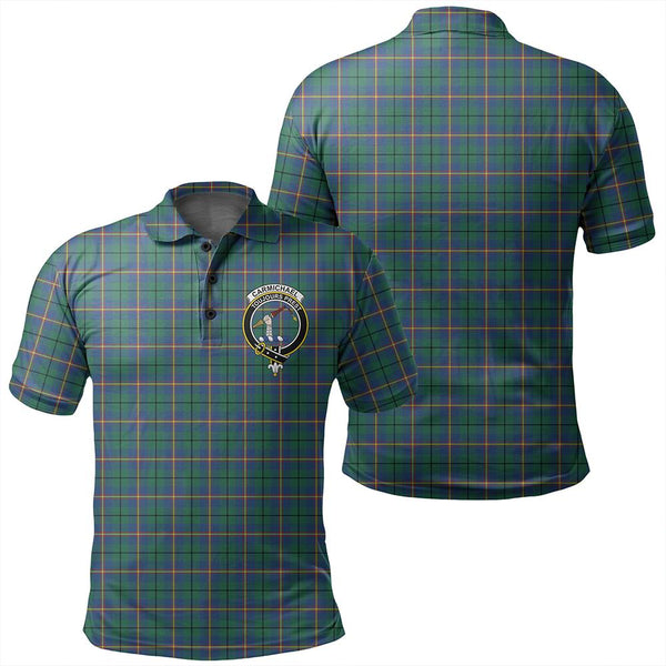 Carmichael Ancient Tartan Classic Crest Polo Shirt