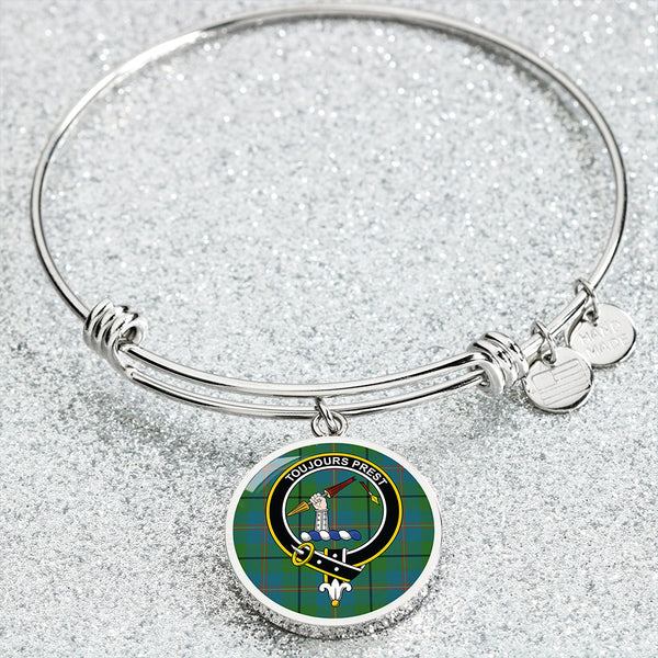 Carmichael Ancient Clan Badge Tartan Classic Circle Bangle