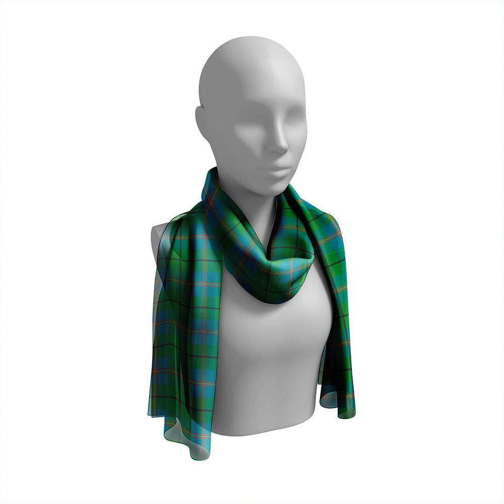 Carmichael Ancient Tartan Classic Silk Habotai Long Scarf