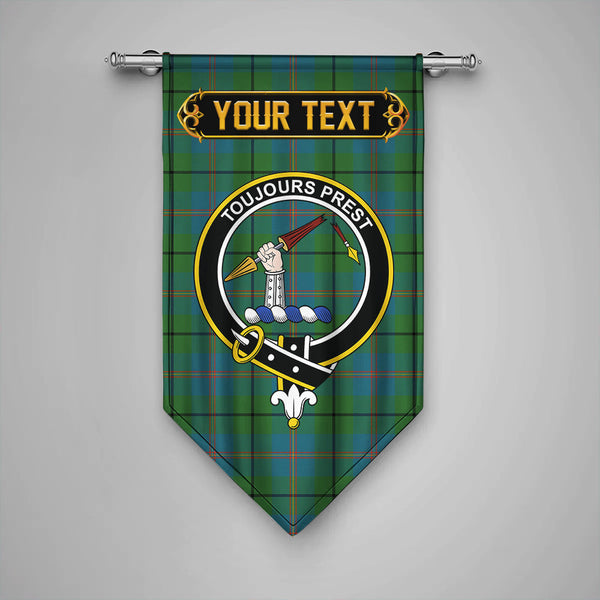 Carmichael Ancient Clan Badge Tartan Gonfalon Personalize