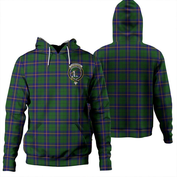 Carmichael Modern Tartan Classic Crest Hoodie