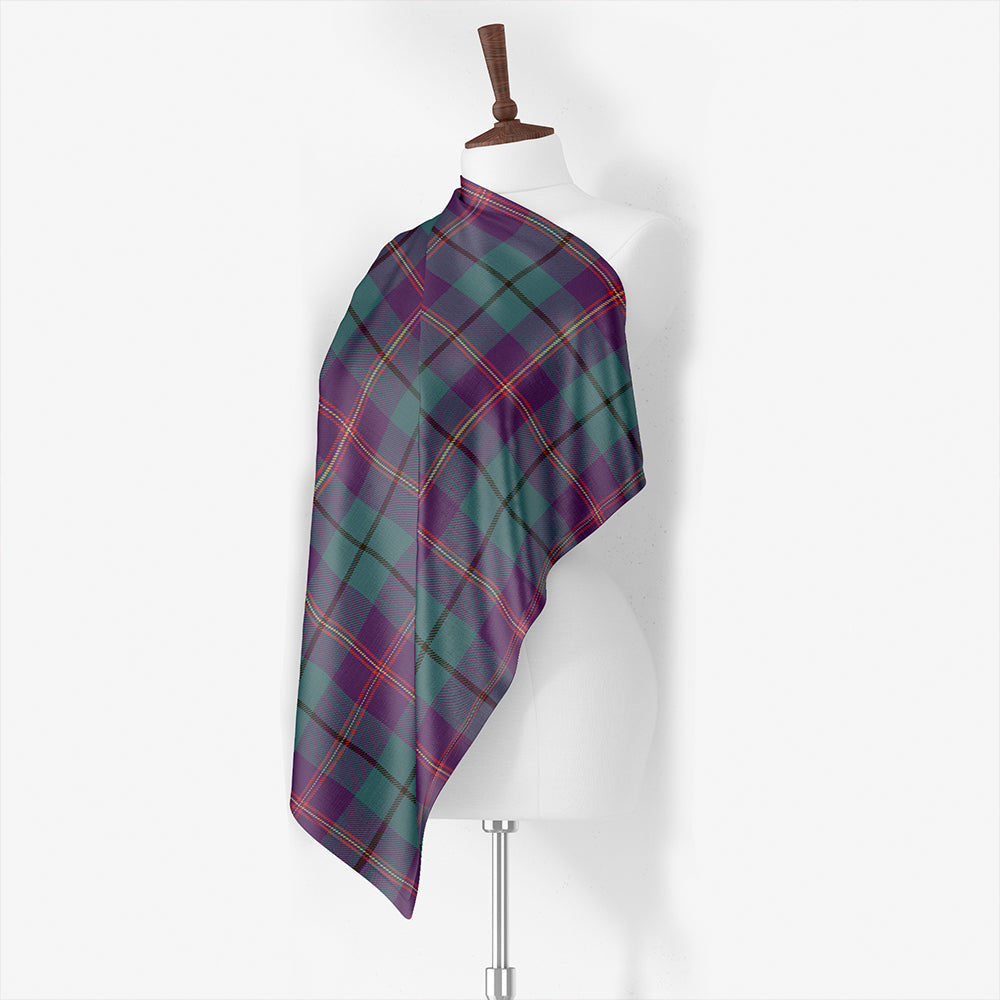 Carmichael Modern Tartan Classic Silk Habotai Square Scarf