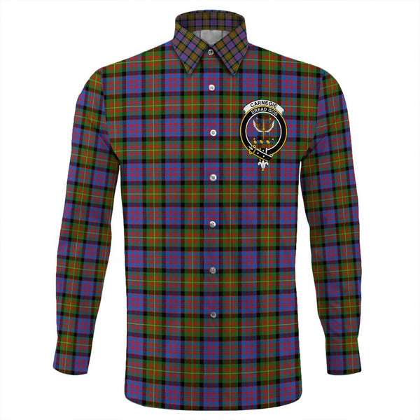 Carnegie Ancient Tartan Classic Crest Long Sleeve Button Shirt