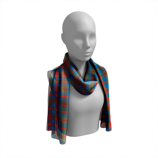 Carnegie Ancient Tartan Classic Silk Habotai Long Scarf