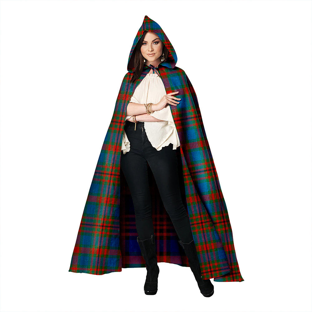 Carnegie Ancient Clan Badge Tartan Hooded Cloak