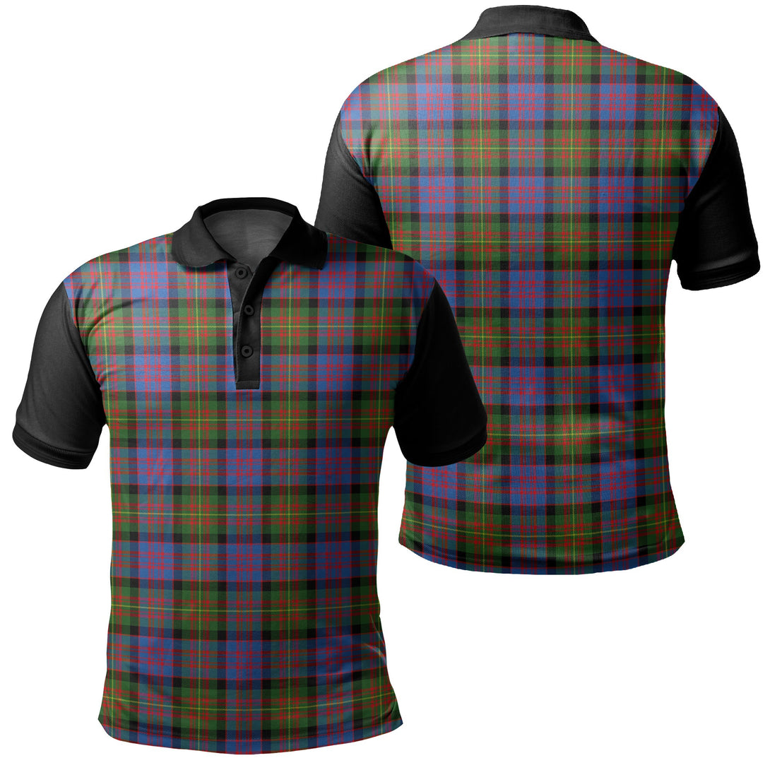 Carnegie Ancient Tartan Classic Polo Shirt Black Neck 1 Style