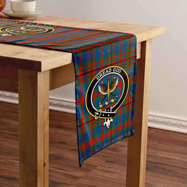 Carnegie Modern Clan Badge Tartan Table Runner