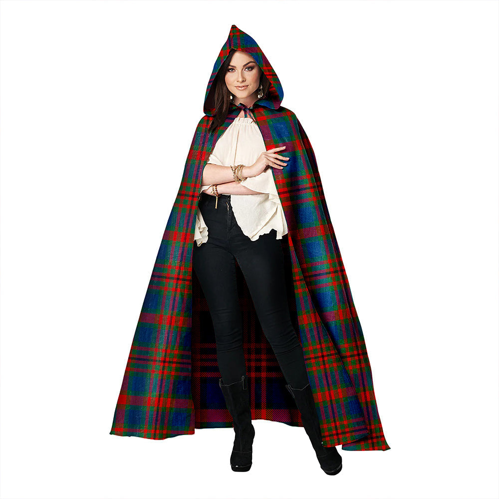 Carnegie Modern Clan Badge Tartan Hooded Cloak