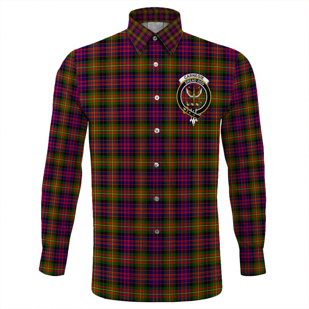 Carnegie Modern Tartan Classic Crest Long Sleeve Button Shirt