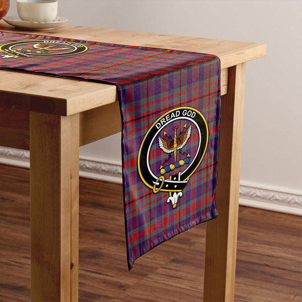 Carnegie Weathered Clan Badge Tartan Table Runner