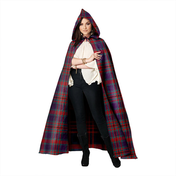 Carnegie Weathered Clan Badge Tartan Hooded Cloak