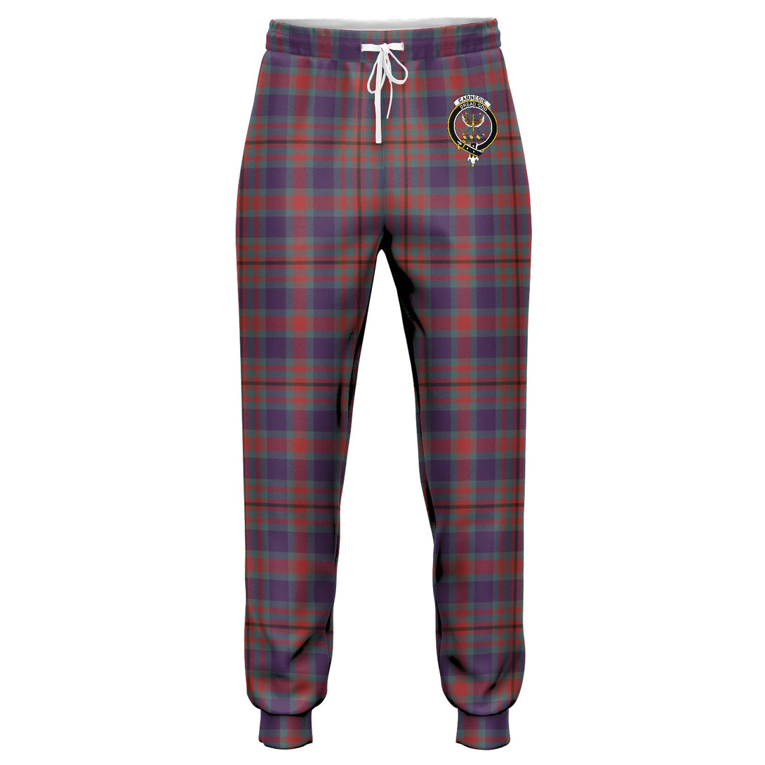 Carnegie Weathered Clan Badge Tartan Jogger Pants