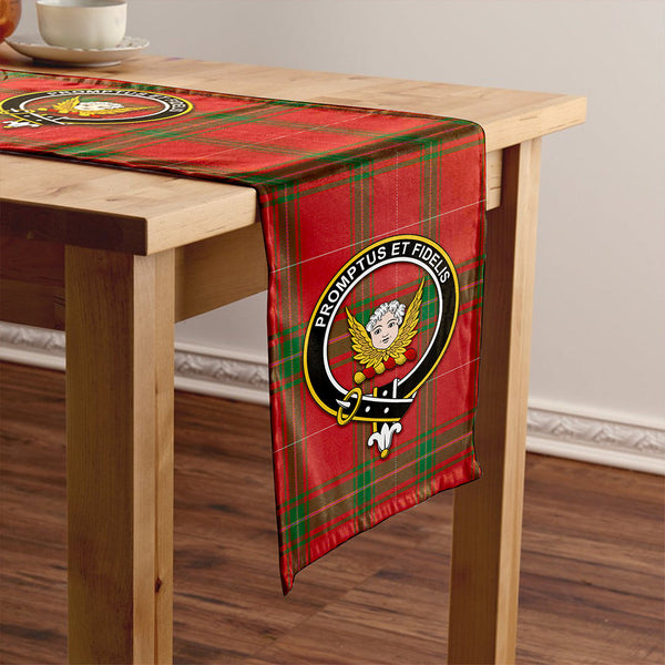 Carruthers Ancient Clan Badge Tartan Table Runner