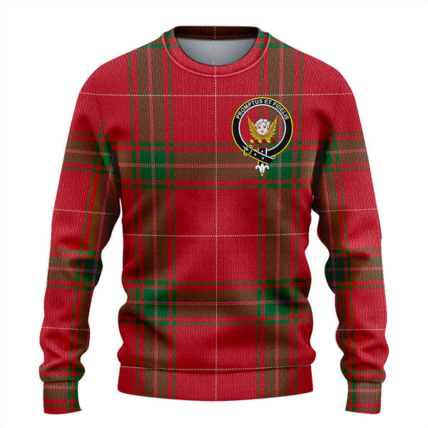 Carruthers Ancient Clan Badge Tartan Knitted Sweater