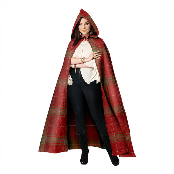 Carruthers Weathered Clan Badge Tartan Hooded Cloak