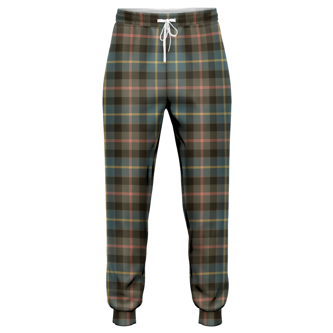 Casely Weathered Tartan Jogger Pants