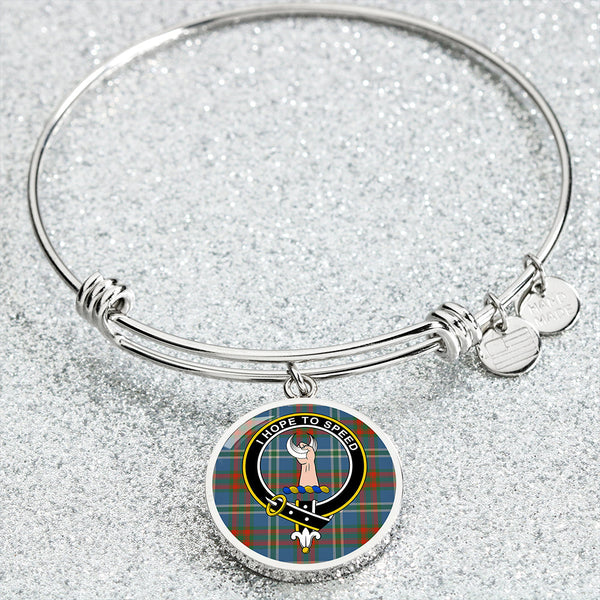 Cathcart Ancient Clan Badge Tartan Classic Circle Bangle