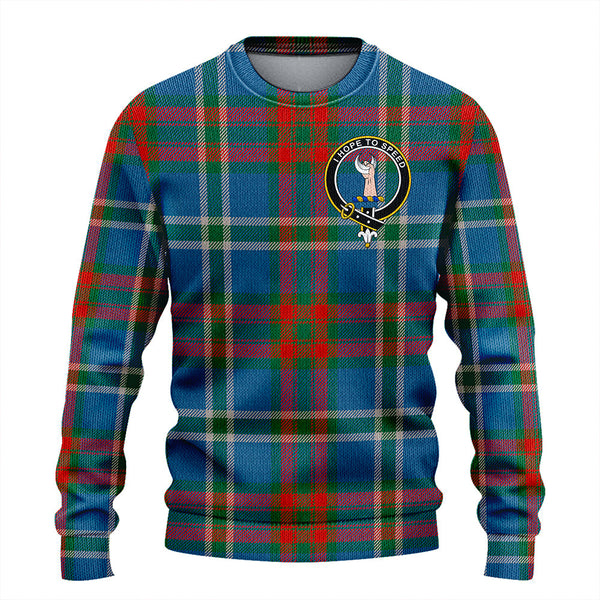 Cathcart Ancient Clan Badge Tartan Knitted Sweater