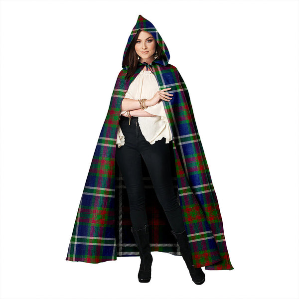 Cathcart Modern Clan Badge Tartan Hooded Cloak