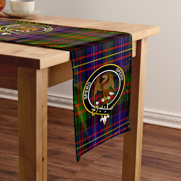 Chalmers Modern Clan Badge Tartan Table Runner