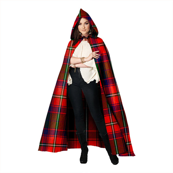 Charteris District Clan Badge Tartan Hooded Cloak