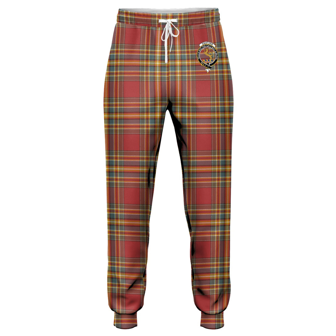 Chattan Weathered Clan Badge Tartan Jogger Pants