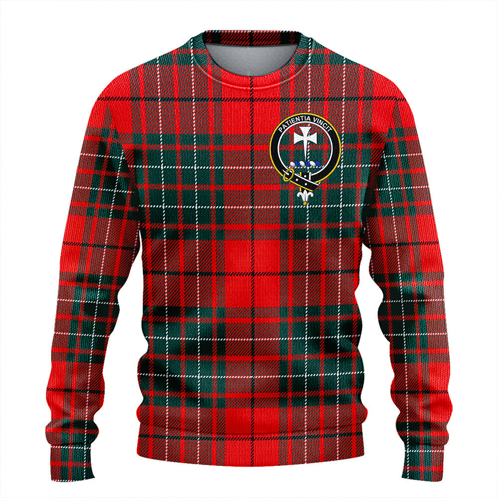 Cheyne Clan Badge Tartan Knitted Sweater