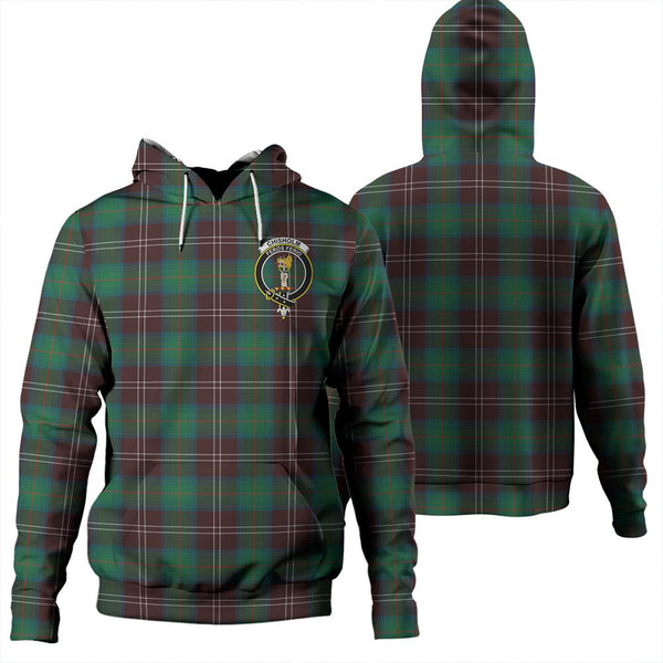 Chisholm Hunting Ancient Tartan Classic Crest Hoodie