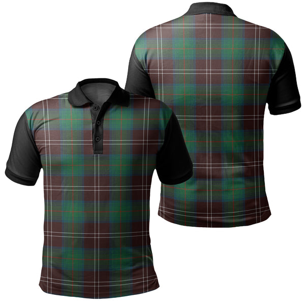 Chisholm Hunting Ancient Tartan Classic Polo Shirt Black Neck 1 Style