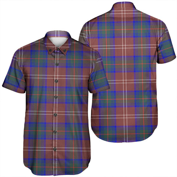 Chisholm Hunting Modern Tartan Classic Short Sleeve Shirt