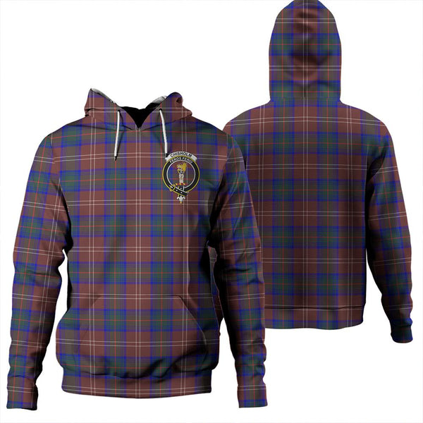 Chisholm Hunting Modern Tartan Classic Crest Hoodie