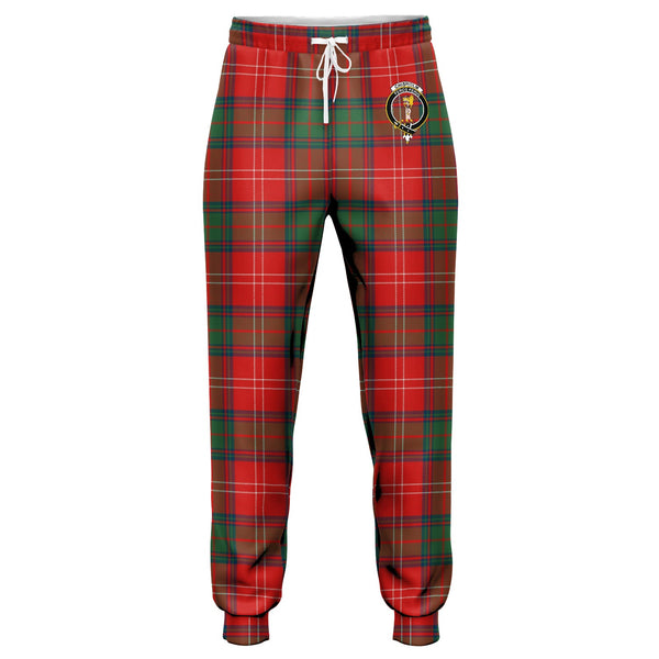 Chisholm Modern Clan Badge Tartan Jogger Pants