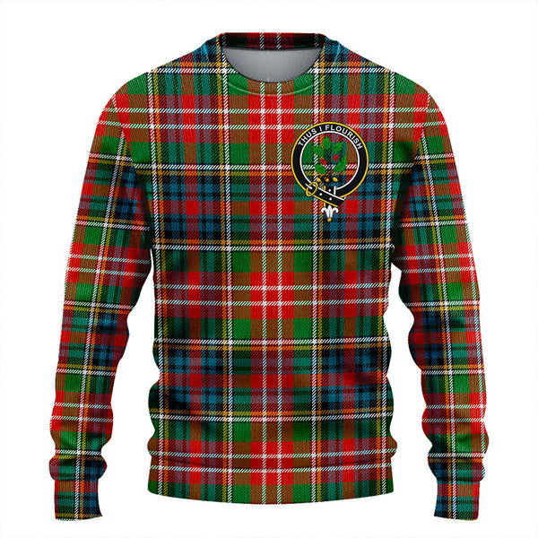 Christie Ancient Clan Badge Tartan Knitted Sweater