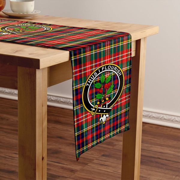 Christie Modern Clan Badge Tartan Table Runner