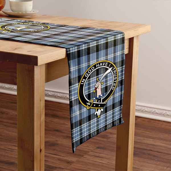 Clark Ancient Clan Badge Tartan Table Runner