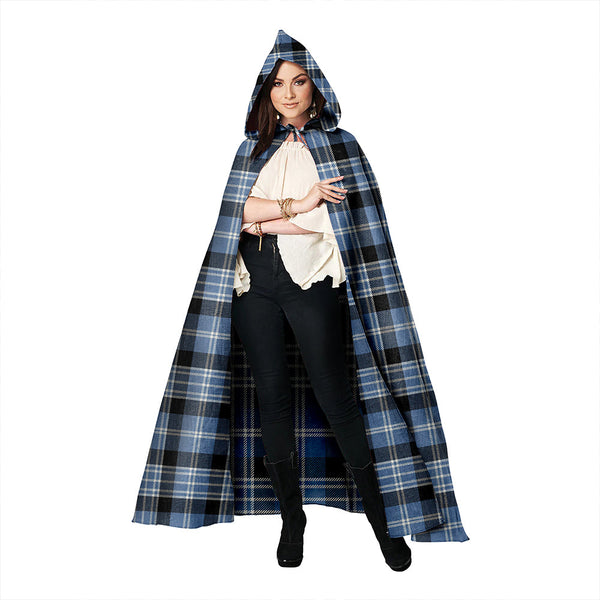 Clark Ancient Clan Badge Tartan Hooded Cloak