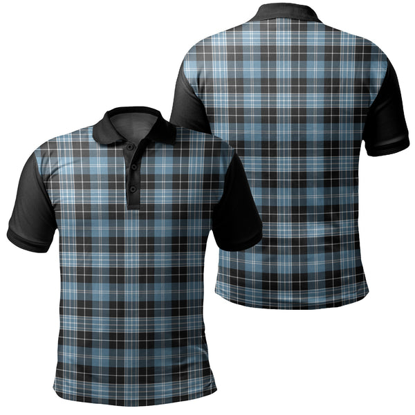 Clark Ancient Tartan Classic Polo Shirt Black Neck 1 Style