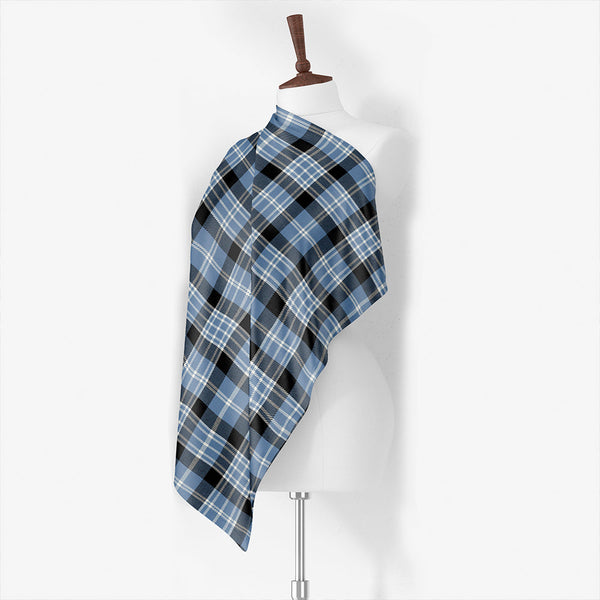 Clark (Clergy) Weathered Tartan Classic Silk Habotai Square Scarf